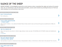 Tablet Screenshot of calltoactionsilenceofthesheep.blogspot.com