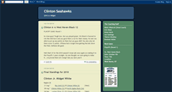 Desktop Screenshot of clintonseahawks.blogspot.com
