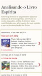 Mobile Screenshot of analisando-livro-espirita.blogspot.com