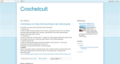 Desktop Screenshot of crochetcult.blogspot.com