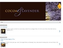 Tablet Screenshot of cocoaandlavender.blogspot.com