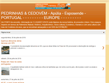 Tablet Screenshot of lugar-pedrinhas.blogspot.com