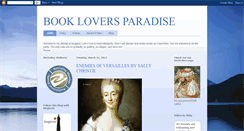 Desktop Screenshot of bookloversparadise.blogspot.com