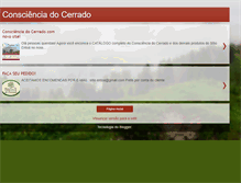 Tablet Screenshot of conscienciadocerrado.blogspot.com