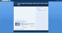 Desktop Screenshot of powerrangersjuegos.blogspot.com