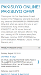 Mobile Screenshot of pakisuyo.blogspot.com