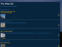 Tablet Screenshot of montanawildlife.blogspot.com