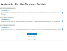 Tablet Screenshot of christian-nurses-and-midwives-members.blogspot.com