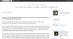 Desktop Screenshot of antyfaszysta.blogspot.com