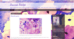 Desktop Screenshot of annasatelje.blogspot.com