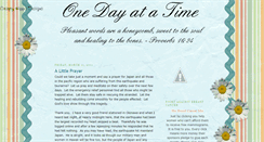 Desktop Screenshot of onedayatatimediary.blogspot.com