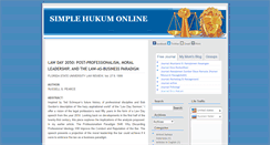 Desktop Screenshot of freedownload-hukum.blogspot.com