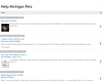 Tablet Screenshot of helpmichiganpets.blogspot.com