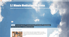 Desktop Screenshot of meditationforanxiety.blogspot.com