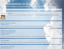 Tablet Screenshot of meditationforanxiety.blogspot.com