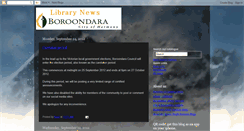 Desktop Screenshot of boroondaralibraryservice.blogspot.com