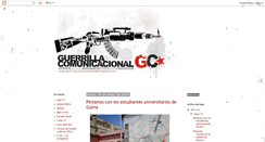 Desktop Screenshot of guerrillacomunicacional.blogspot.com