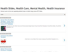 Tablet Screenshot of healthslides.blogspot.com