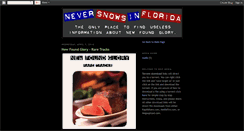 Desktop Screenshot of neversnowsinfloridamedia.blogspot.com