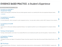 Tablet Screenshot of evidencebasedpracticeinot.blogspot.com