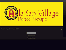 Tablet Screenshot of hulasanvillagedancetroupe.blogspot.com