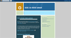 Desktop Screenshot of kidsonthirdstreet.blogspot.com