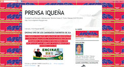 Desktop Screenshot of icaprensa.blogspot.com