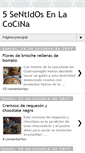 Mobile Screenshot of 5sentidosenlacocina.blogspot.com