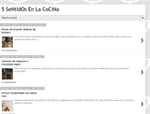 Tablet Screenshot of 5sentidosenlacocina.blogspot.com