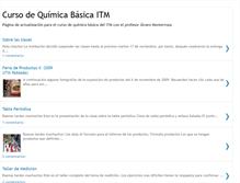 Tablet Screenshot of itmquimica.blogspot.com