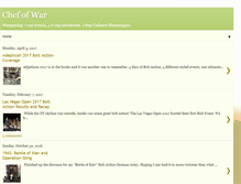 Tablet Screenshot of chefofwar.blogspot.com