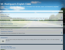 Tablet Screenshot of mrrodriguezenglishclass.blogspot.com