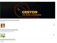Tablet Screenshot of gestor-arte-comunicacion.blogspot.com
