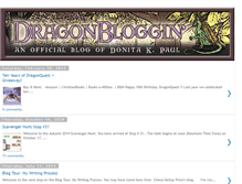 Tablet Screenshot of dragonbloggin.blogspot.com