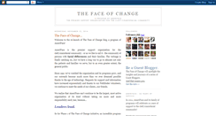 Desktop Screenshot of face-of-change.blogspot.com