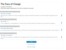 Tablet Screenshot of face-of-change.blogspot.com