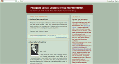 Desktop Screenshot of pedagogiasocialula.blogspot.com