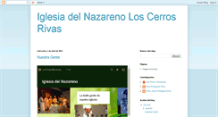 Desktop Screenshot of iglesiadelnazarenoloscerrosrivas.blogspot.com