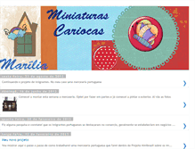 Tablet Screenshot of miniaturascariocas.blogspot.com