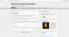 Desktop Screenshot of blackdotbarrel.blogspot.com