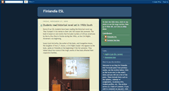 Desktop Screenshot of finlandiaesl.blogspot.com