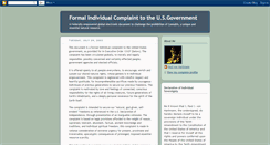 Desktop Screenshot of formalcomplaint.blogspot.com