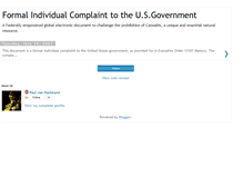 Tablet Screenshot of formalcomplaint.blogspot.com