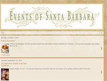 Tablet Screenshot of eventsofsantabarbara.blogspot.com