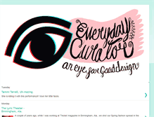 Tablet Screenshot of everydaycurator.blogspot.com