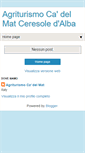 Mobile Screenshot of agriturismocadelmat.blogspot.com