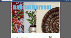 Desktop Screenshot of habitatharvest.blogspot.com