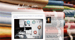 Desktop Screenshot of craftknitsew.blogspot.com