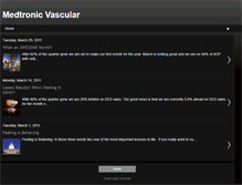 Tablet Screenshot of medtronicvascular.blogspot.com