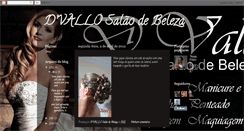 Desktop Screenshot of dvallosalaodebeleza.blogspot.com